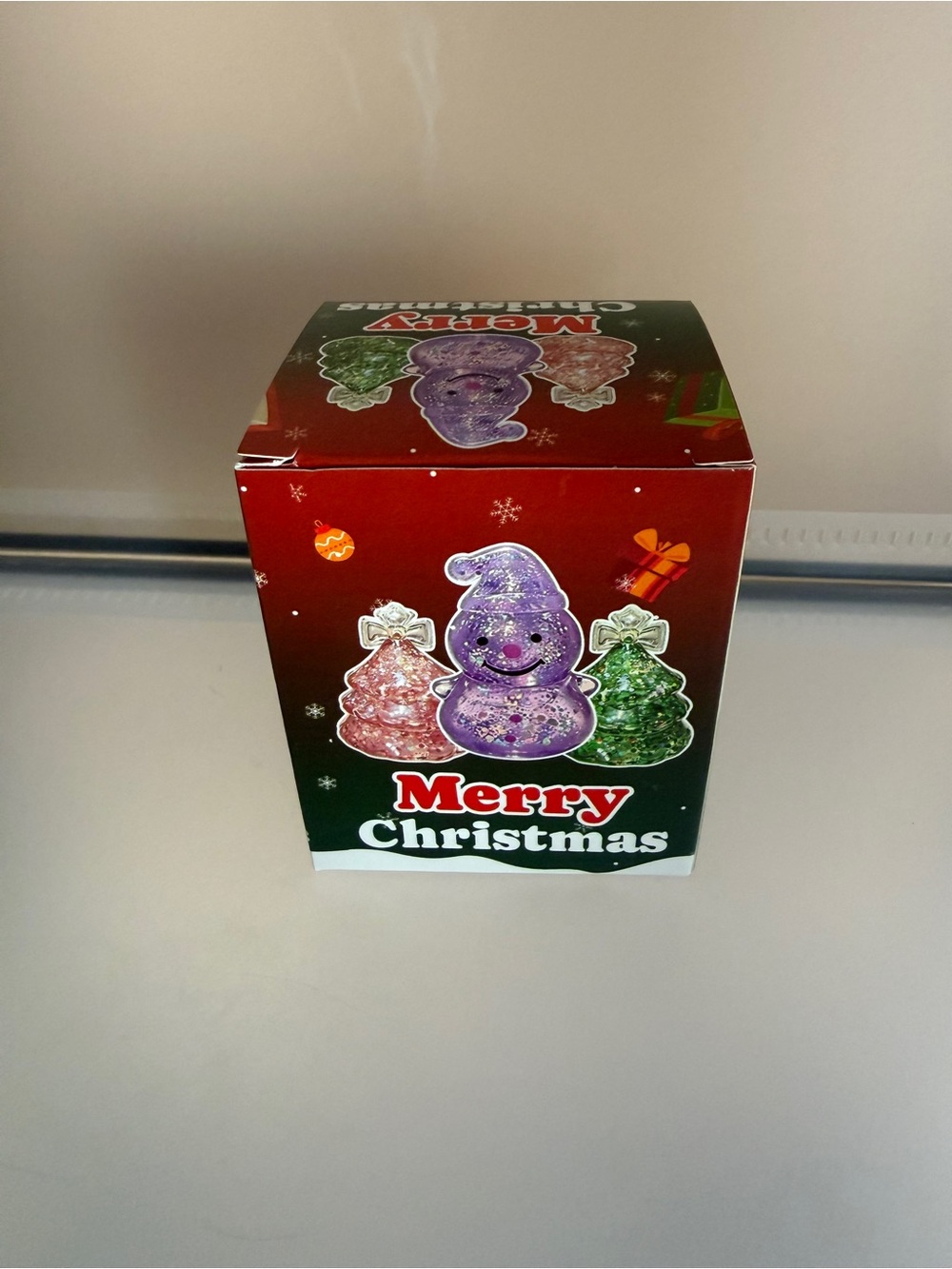 ๐ Christmas Snowman Gel Sugar Glitter Squishy Purple ๐ - Picture 5 of 5